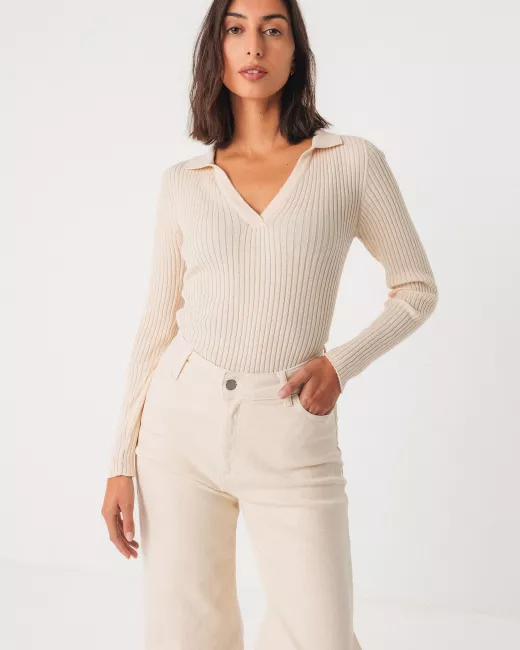 SKFK - Pantalon denim brut en coton bio AINHIZE