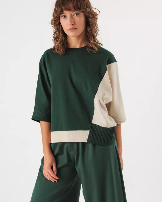 SKFK - T-shirt ample asymétrique ALORIA