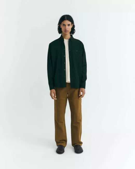 THINKING MU - Chemise en micro velours ANTO