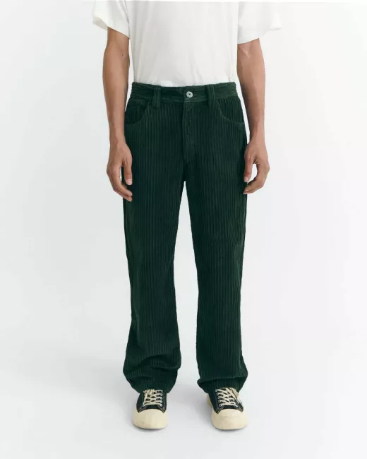 THINKING MU - Pantalon cinq poches en velours côtelé DAVID