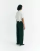 CHOCOLATE CORDUROY FIVE POCKETS PANTS