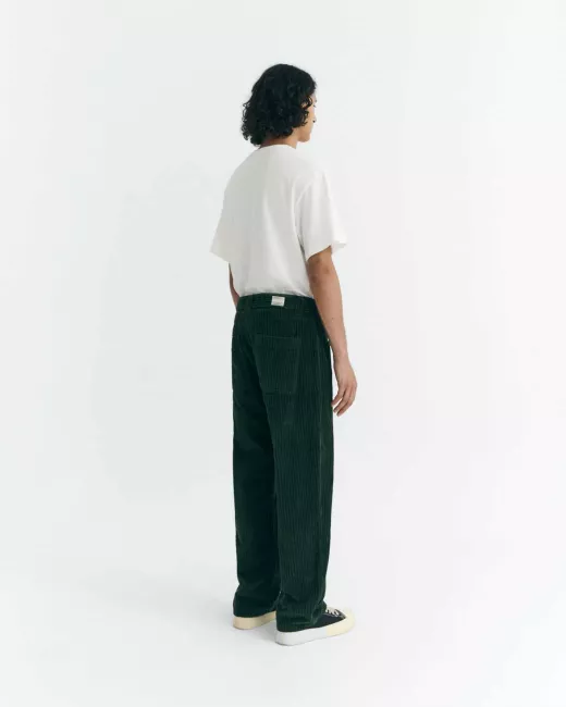 THINKING MU - Pantalon cinq poches en velours côtelé DAVID