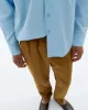 THINKING MU - Travel pants marrone en coton bio