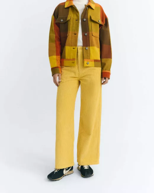 THINKING MU - Pantalon en velours KARINA