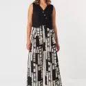 High-waisted palazzo trousers BASABE