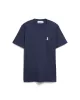 ARMEDANGELS - T-shirt ICONIC Å MAARKOS MLNG bleu en coton bio