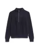 Organic cotton trucker collar sweater RONYIAAS