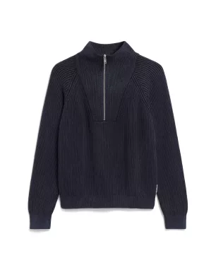 Organic cotton trucker collar sweater RONYIAAS Organic cotton trucker collar sweater RONYIAAS