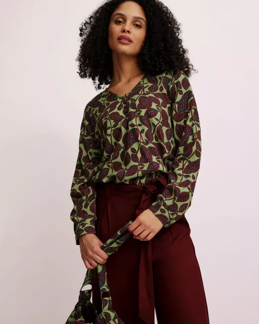 Ruime blouse van EcoVero™