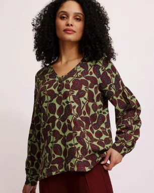 Ruime blouse van EcoVero™