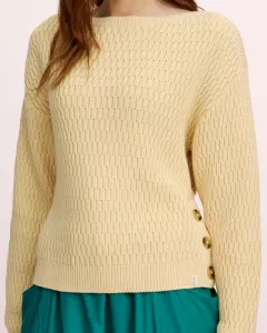 Lightweight sweater in organic cotton