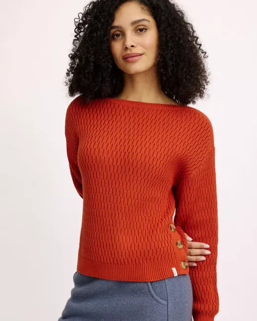 Sweater in organic cotton