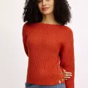 Sweater in organic cotton