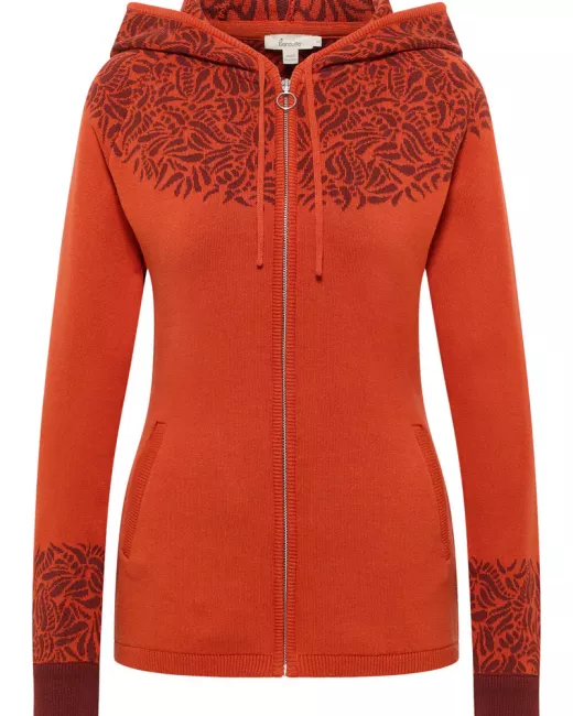 TRANQUILLO - Cardigan motif jacquard en tricot TRANQUILLO - Cardigan motif jacquard en tricot