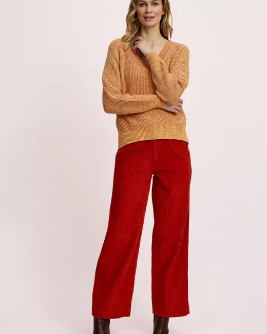 Ribfluwelen broek van biologisch katoen Ribfluwelen broek van biologisch katoen