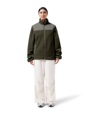 MAIUM - Veste en polaire - Teddy Cardigan - Army Green MAIUM - Veste en polaire - Teddy Cardigan - Army Green