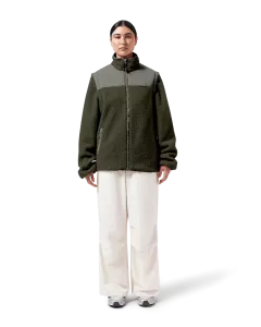 MAIUM - Veste en polaire - Teddy Cardigan - Army Green MAIUM - Veste en polaire - Teddy Cardigan - Army Green