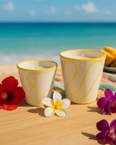 Bougie fleurissante Bougie fleurissante