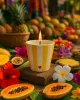 Bougie fleurissante