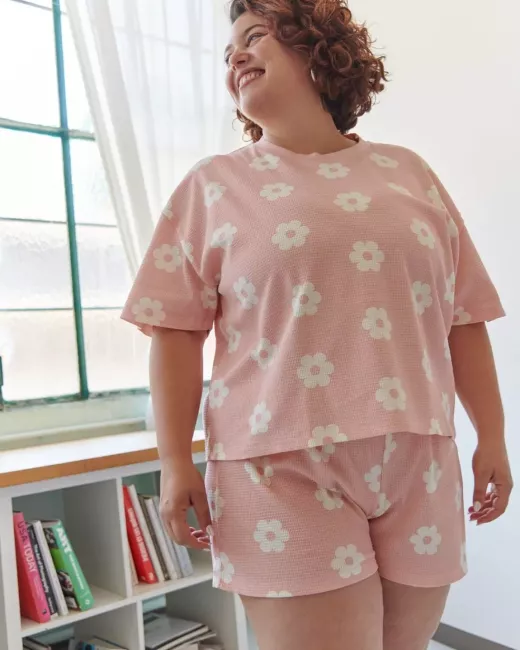 We are Jolies - Pyjama Gaufré en coton bio We are Jolies - Pyjama Gaufré en coton bio
