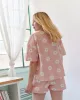 Waffle-textured organic cotton pyjama