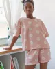 Waffle-textured organic cotton pyjama