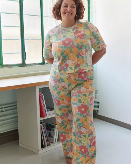 Lang biologisch katoenen pyjama Lang biologisch katoenen pyjama