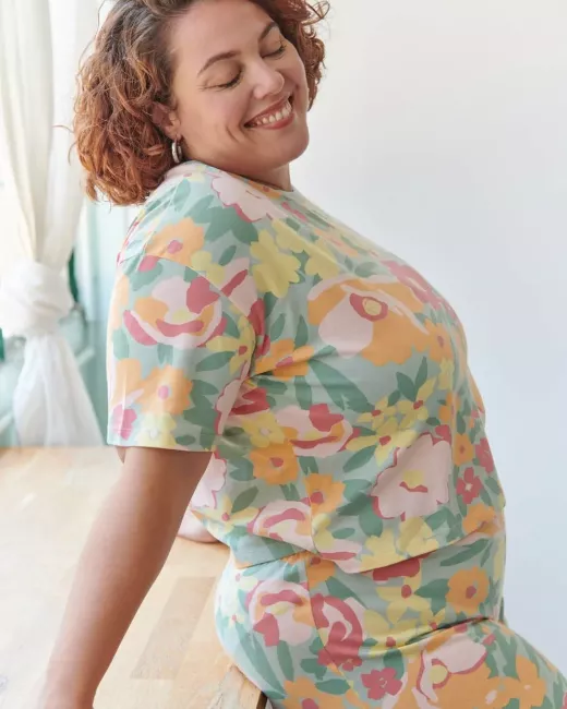 Lang biologisch katoenen pyjama Lang biologisch katoenen pyjama