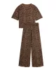 Long organic cotton pajama - Allamanda Vert