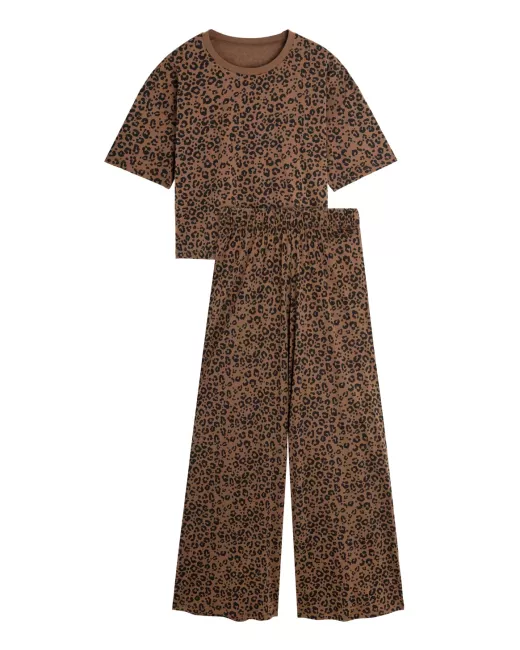 Long organic cotton pajama - Allamanda Vert Long organic cotton pajama - Allamanda Vert