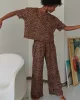 Long organic cotton pajama - Allamanda Vert