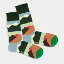 Colourful patterned socks - Mountain Peaks