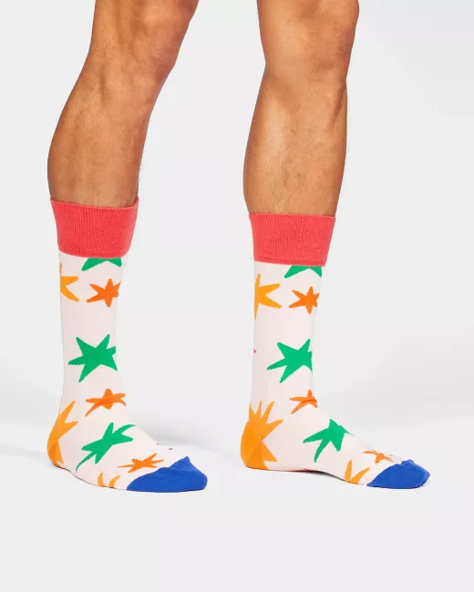 Colourful patterned socks - Leo Spots