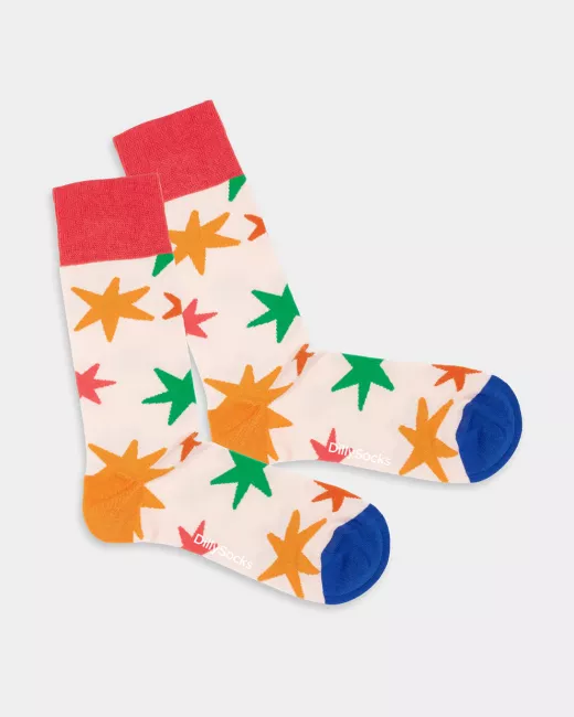 Colourful patterned socks - Leo Spots