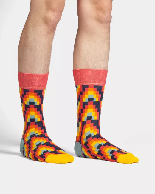 Colourful patterned socks - Star Fusion
