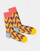 Colourful patterned socks - Star Fusion