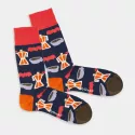 Colourful patterned socks - Barista Bliss