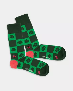 DillySocks - Chaussettes colorées avec motif Lucky Charm
