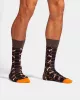 DillySocks - Chaussettes colorées avec motif Bee Haven