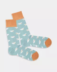 Chaussettes colorées avec motif - Folded Flights