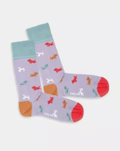 Colourful patterned socks - Folded Flights