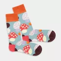 Colourful patterned socks - Magic Mushrooms