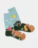 Colourful patterned socks - Cloudy Whispers