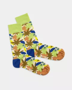 DillySocks - Chaussettes colorées avec motif Falling For Fall 
