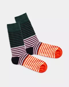 DillySocks - Chaussettes colorées avec motif Radiant Lining