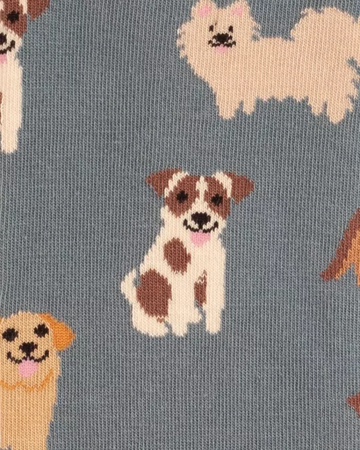 DillySocks - Chaussettes colorées avec motif Doggy Dog