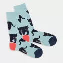 Colourful patterned socks - Midnight Panther