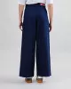 Brava Fabrics - Pantalon large en denim foncé