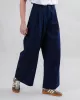Brava Fabrics - Pantalon large en denim foncé