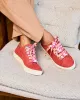 Minuit sur Terre - Baskets vegan virevolte Grenat